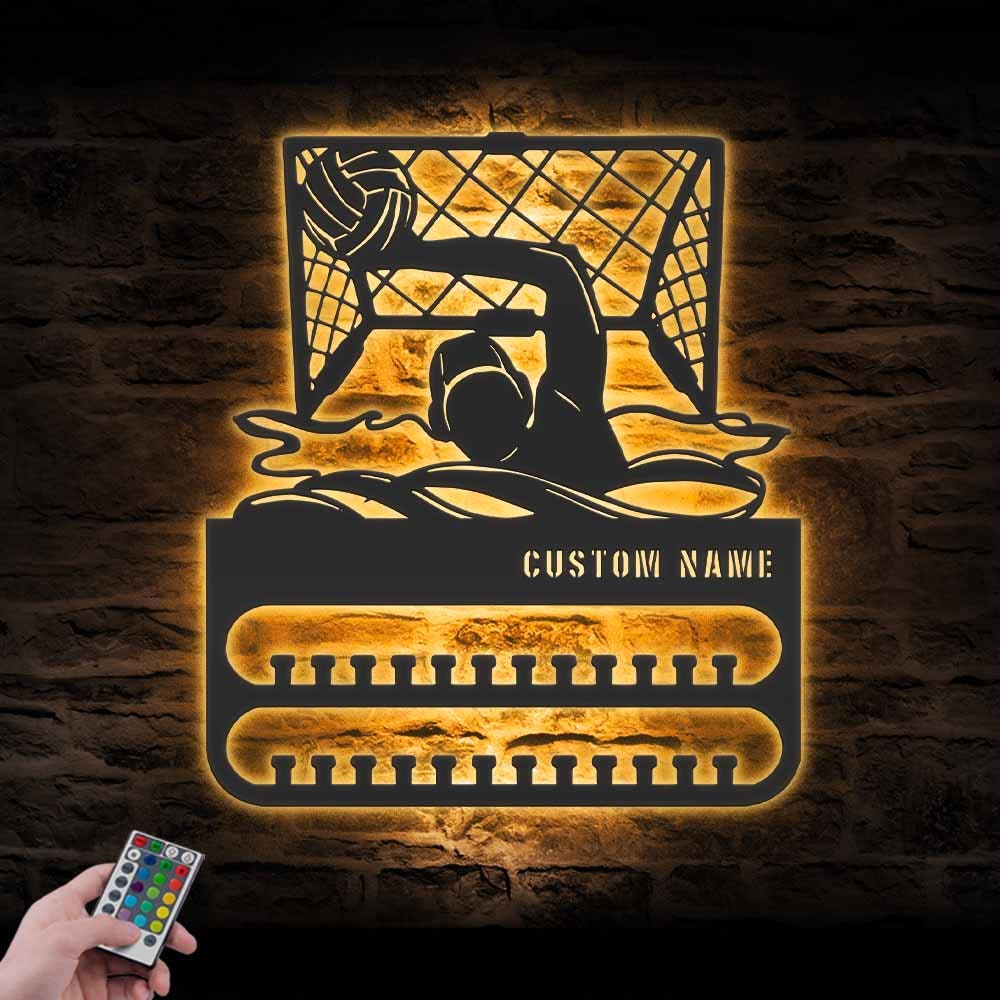 Custom-Goalkeeper-Water-Polo-Medal-Hanger-With-Led-Light_6