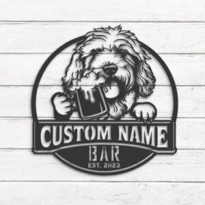 Custom-GoldenDoodle-Thirsty-Beer-Pub-Metal-Wall-Art-LED-Light_1