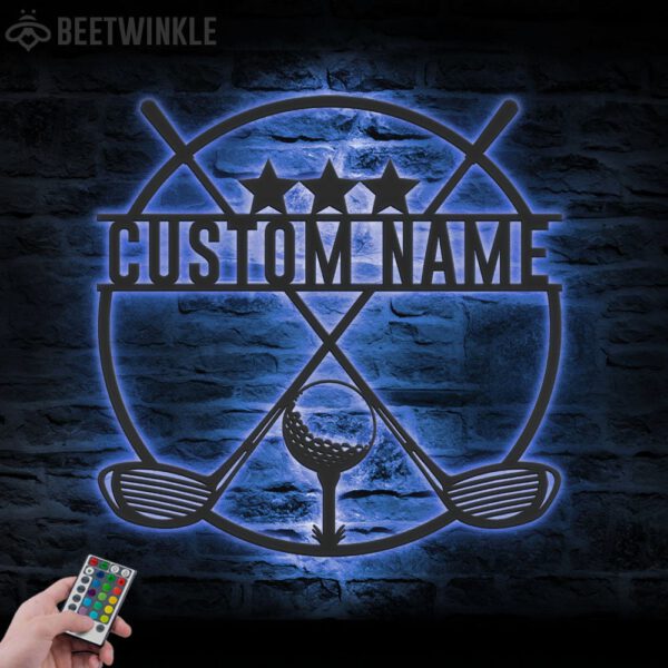 Custom-Golfing-Metal-Wall-Art-LED-Light-11