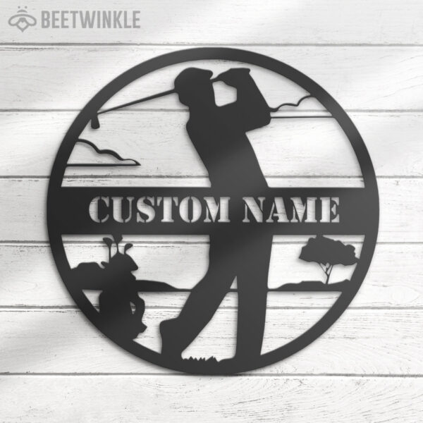 Custom-Golfing-Metal-Wall-Art-LED-Light-2