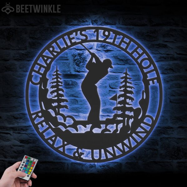 Custom-Golfing-Metal-Wall-Art-LED-Light-6-6