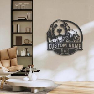 Custom-Grand-Basset-Griffon-Vendeen-Thirsty-Beer-Pub-Metal-Wall-Art-LED-Light_2