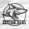 Custom-Great-White-Shark-Metal-Wall-Art-LED-Light-6