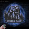 Custom-Grizzly-Bear-Metal-Wall-Art-LED-Light-4-1