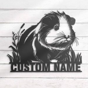 Custom-Guinea-Pig-Metal-Wall-Art-LED-Light-3