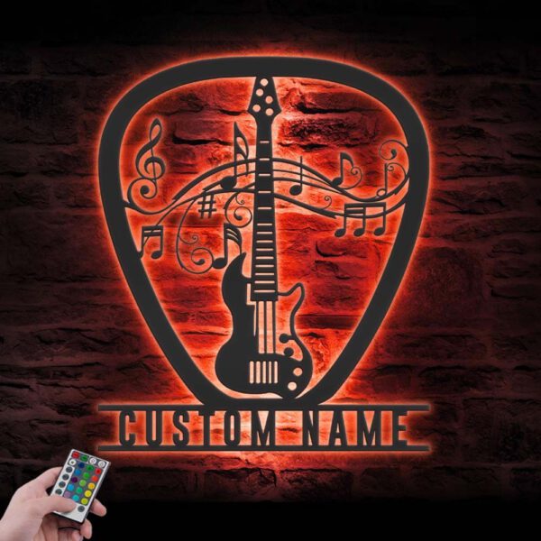 Custom-Guitar-Pick-Metal-Wall-Art-LED-Light-13-1