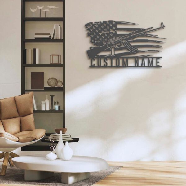 Custom-Gun-American-Flag-Metal-Wall-Art-LED-Light-3-1