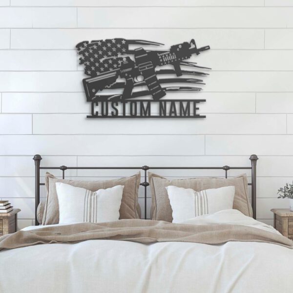 Custom-Gun-American-Flag-Metal-Wall-Art-LED-Light-3-9