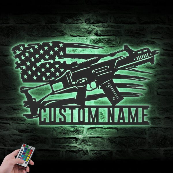 Custom-Gun-American-Flag-Metal-Wall-Art-LED-Light-4-6