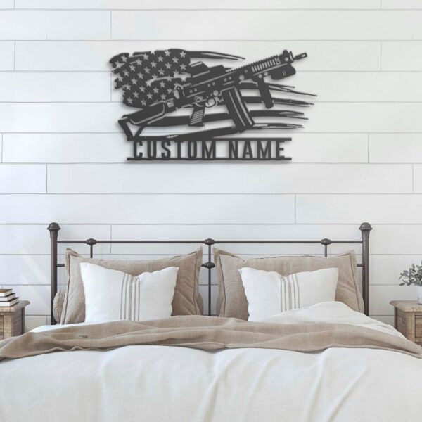 Custom-Gun-American-Flag-Metal-Wall-Art-LED-Light-4-7