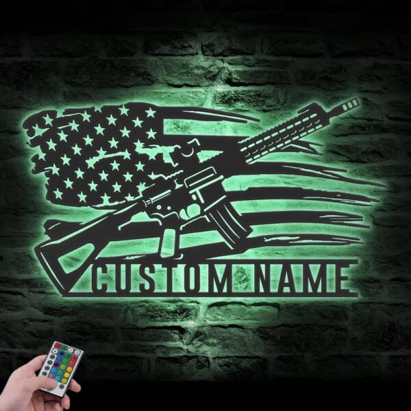 Custom-Gun-American-Flag-Metal-Wall-Art-LED-Light-6-5