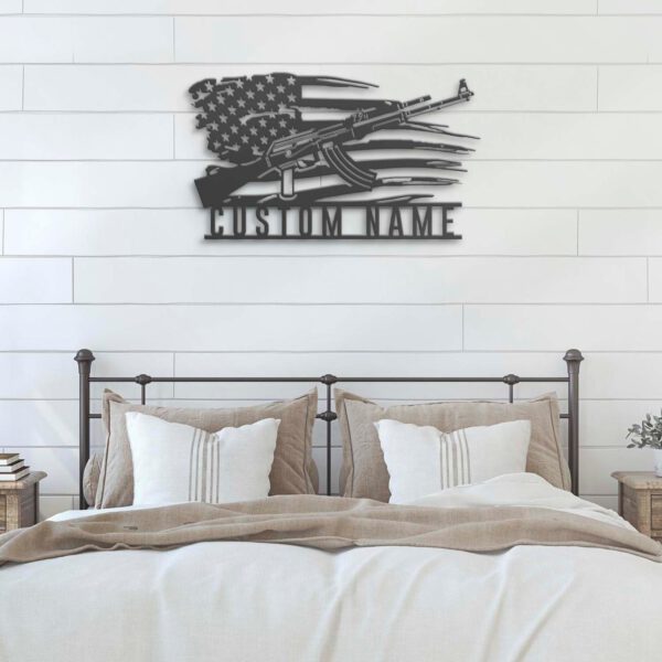 Custom-Gun-American-Flag-Metal-Wall-Art-LED-Light-7-3