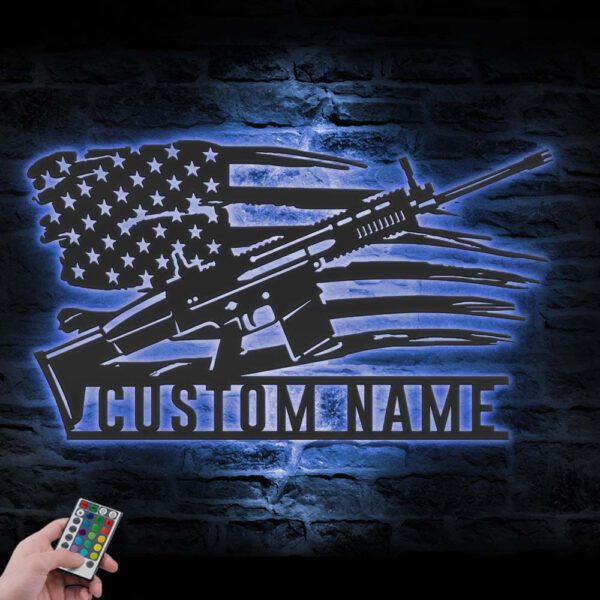 Custom-Gun-American-Flag-Metal-Wall-Art-LED-Light-7-4