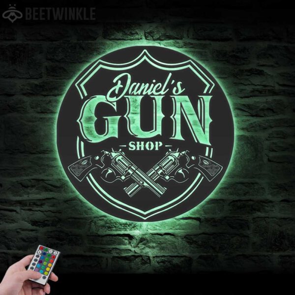 Custom-Gun-Metal-Wall-Art-LED-Light-20