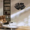 Custom-Hair-Salon-Metal-Wall-Art-LED-Light-4