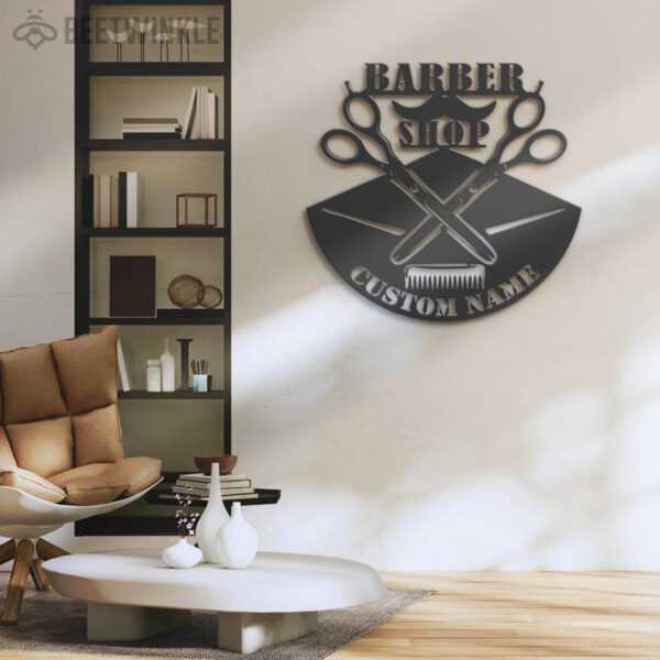 Custom-Hair-Salon-Metal-Wall-Art-LED-Light-4-2