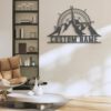 Custom-Half-Compass-Mountain-Metal-Wall-Art-LED-Light-2