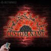 Custom-Half-Sunflower-Monogram-Metal-Wall-Art-LED-Light-2