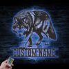 Custom-Halloween-Wolf-Metal-Wall-Art-LED-Light-4