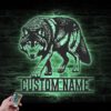 Custom-Halloween-Wolf-Metal-Wall-Art-LED-Light-8