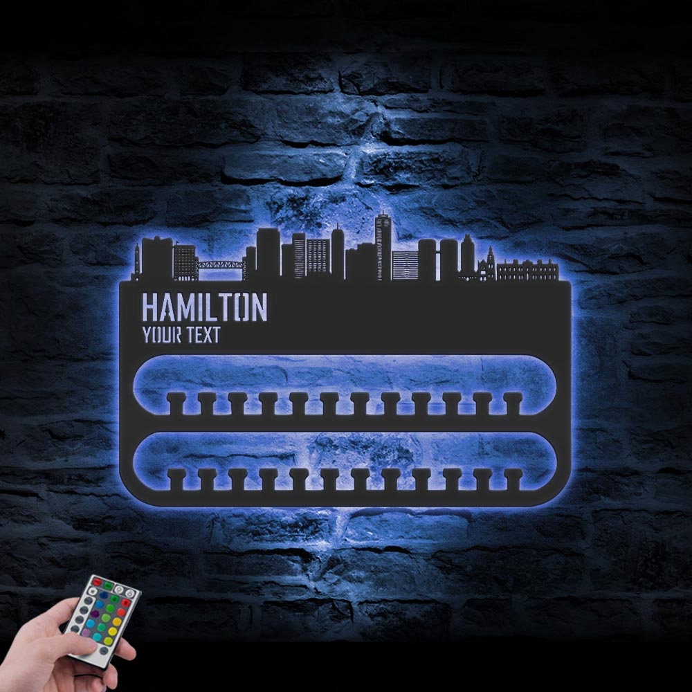 Custom-Hamilton-Skyline-Sport-Medal-Hanger-With-Led-Light_2