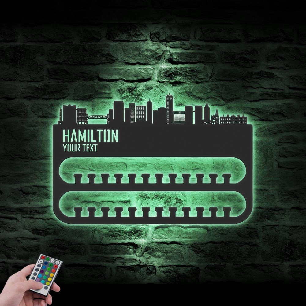 Custom-Hamilton-Skyline-Sport-Medal-Hanger-With-Led-Light_3