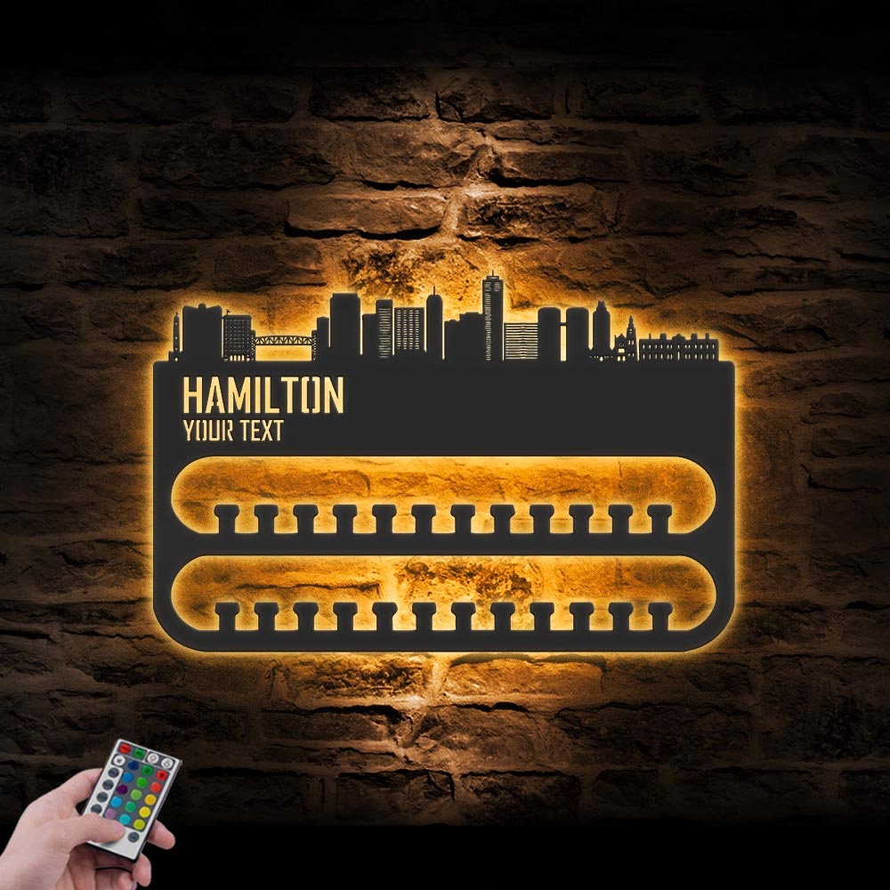 Custom-Hamilton-Skyline-Sport-Medal-Hanger-With-Led-Light_4