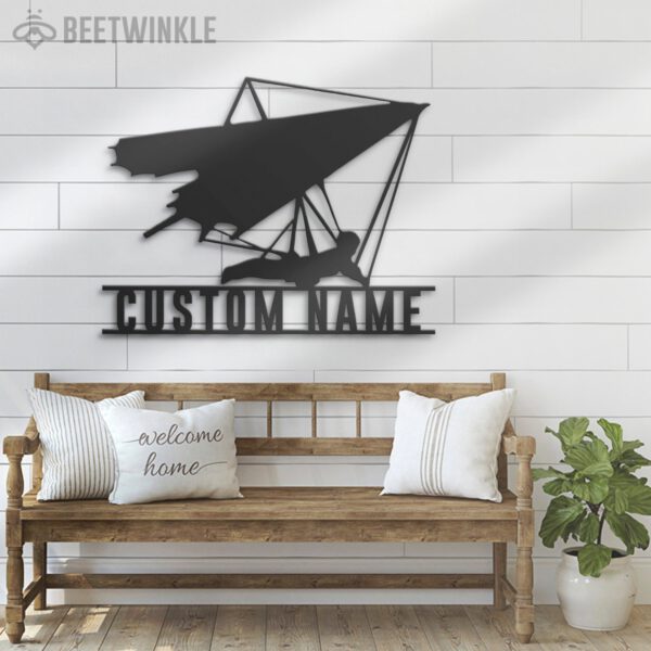 Custom-Hang-Gliding-Metal-Wall-Art-LED-Light-4