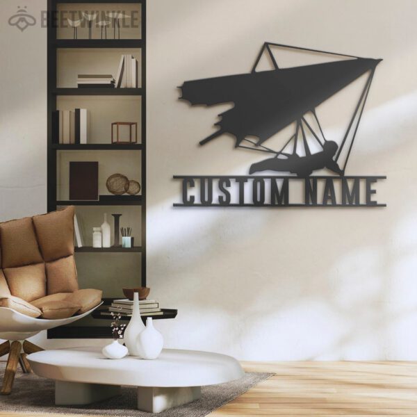 Custom-Hang-Gliding-Metal-Wall-Art-LED-Light-8