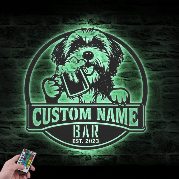 Custom-Havanese-Thirsty-Beer-Pub-Metal-Wall-Art-LED-Light_4