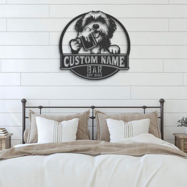 Custom-Havanese-Thirsty-Beer-Pub-Metal-Wall-Art-LED-Light_5