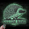 Custom-Hedgehog-Metal-Wall-Art-LED-Light-2