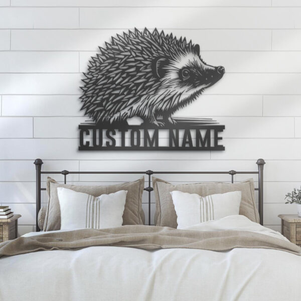 Custom-Hedgehog-Metal-Wall-Art-LED-Light-4