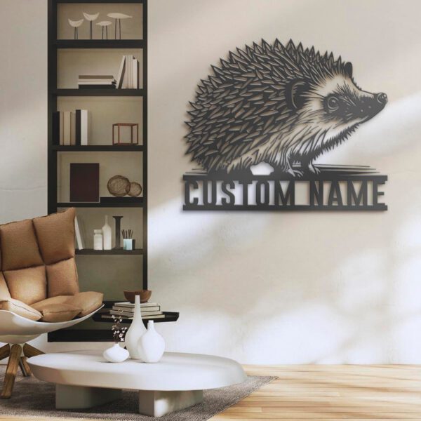 Custom-Hedgehog-Metal-Wall-Art-LED-Light-6