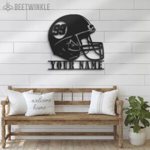 Custom-Helmet-American-Football-Metal-Wall-Art-LED-Light-2