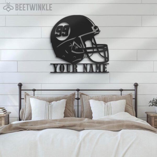 Custom-Helmet-American-Football-Metal-Wall-Art-LED-Light-5