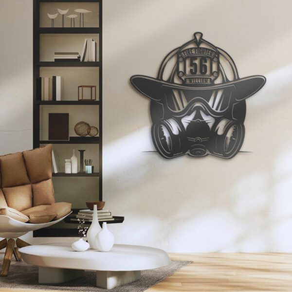 Custom-Helmet-Firefighter-Metal-Wall-Art-LED-Light-4