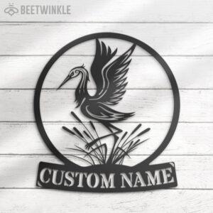 Custom-Heron-Bird-Metal-Wall-Art-LED-Light-2-1