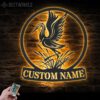 Custom-Heron-Bird-Metal-Wall-Art-LED-Light-4-1