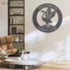 Custom-Heron-Bird-Metal-Wall-Art-LED-Light-8