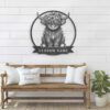 Custom-Highland-Cow-With-Flower-Metal-Wall-Art-LED-Light-6-1