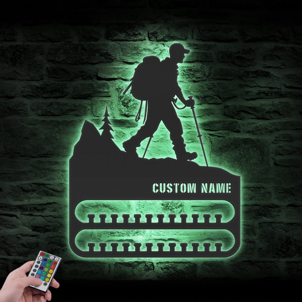 Custom-Hiking-Medal-Hanger-With-Led-Light_1