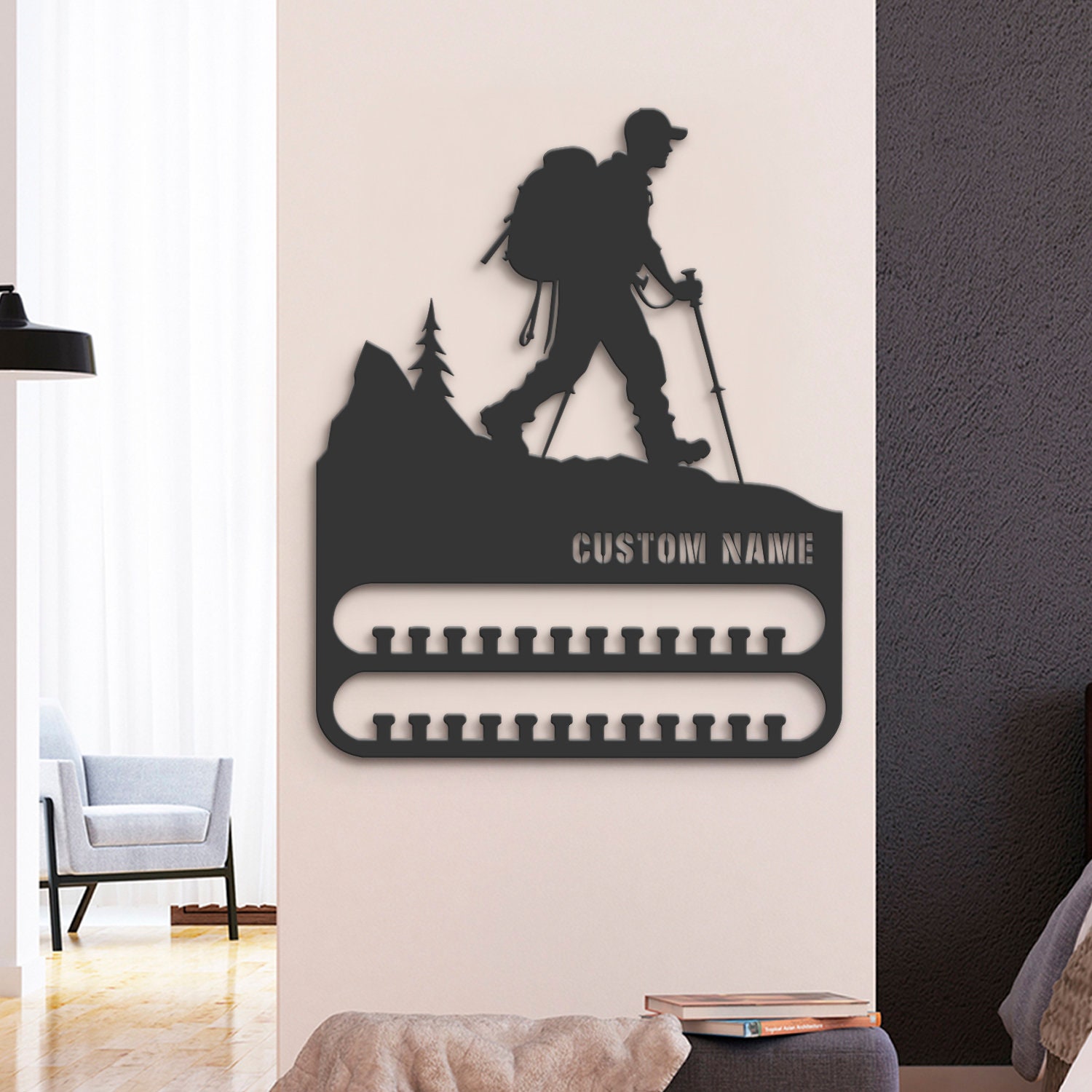 Custom-Hiking-Medal-Hanger-With-Led-Light_2