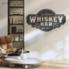 Custom-Home-Pub-Gin-Whiskey-Bar-Metal-Wall-Art-LED-Light-4