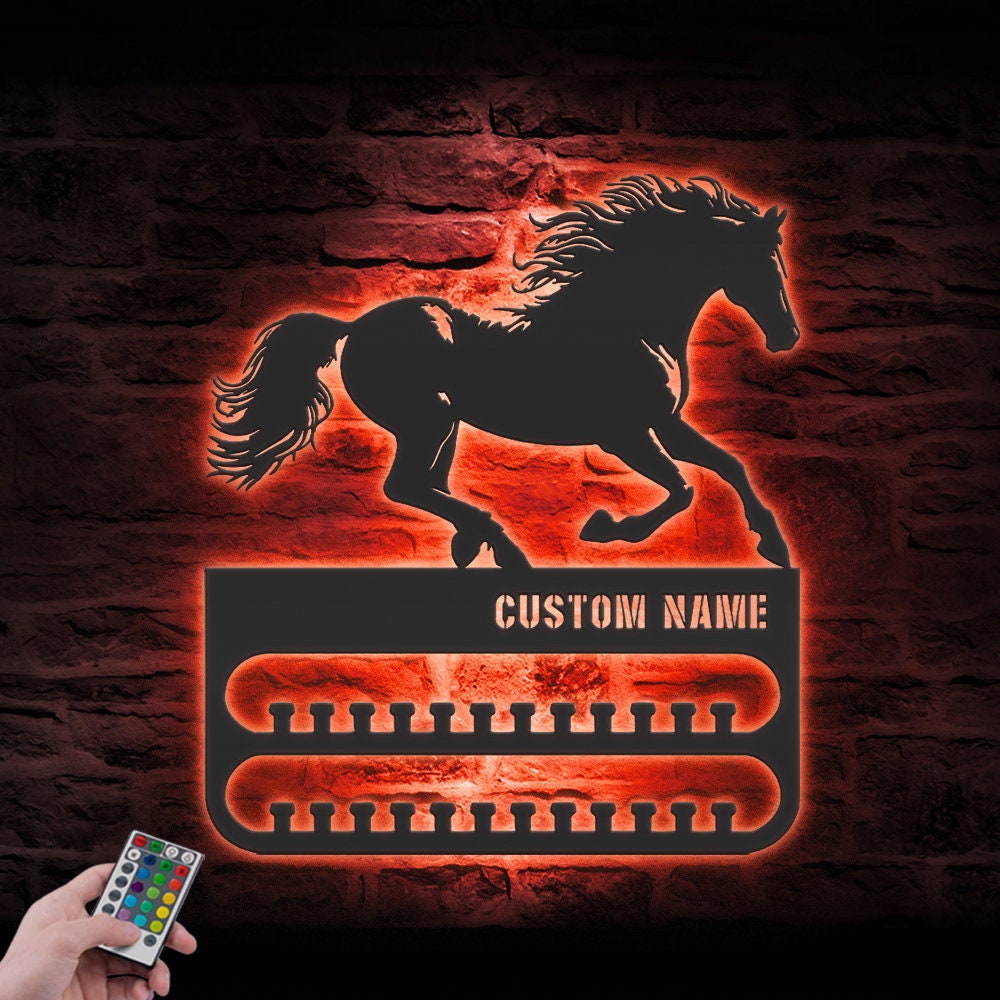 Custom-Horse-Racing-Medal-Hanger-With-Led-Light_6