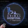 Custom-Hospital-Animal-Clinic-Metal-Wall-Art-LED_2