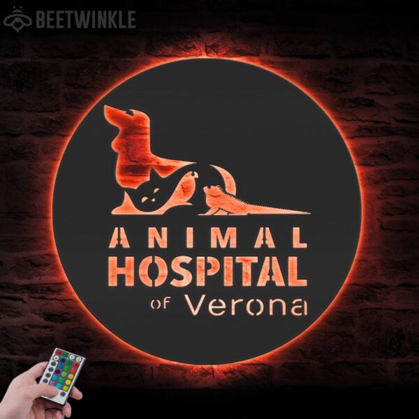 Custom-Hospital-Animal-Clinic-Metal-Wall-Art-LED_7