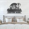 Custom-Hot-Air-Balloon-Mountain-Hood-Sunsine-Metal-Wall-Art-LED-Light-7