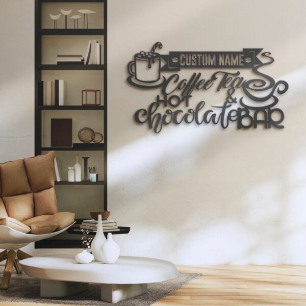 Custom-Hot-Chocolate-And-Coffee-Tea-Bar-Metal-Wall-Art-LED-Light