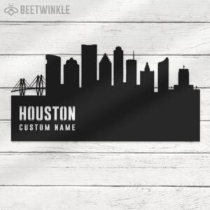 Custom-Houston-Skyline-Metal-Wall-Art-LED-Light-3